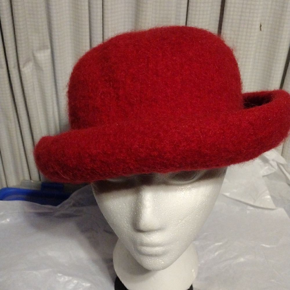 Boiled wool hat